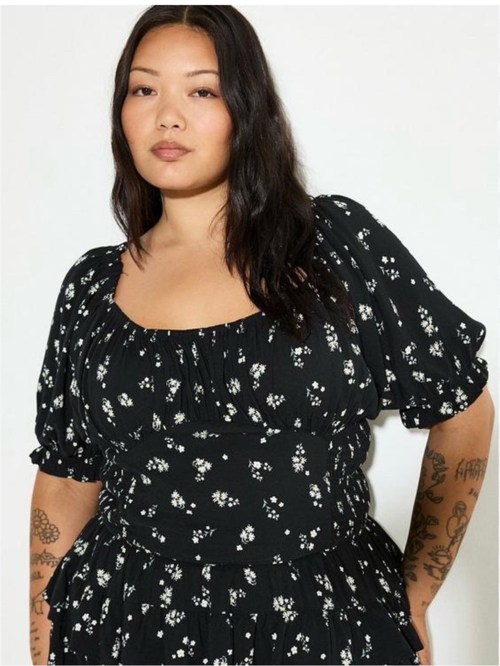 Torrid lovesick bubble 3/4 sleeve top NWT 6
